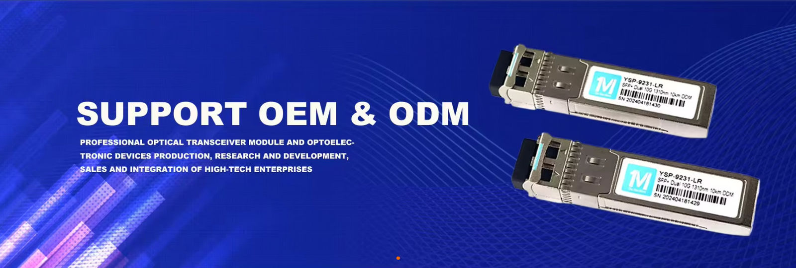 Émetteur-récepteur de module optique en fibre SFP