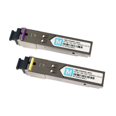 3.3V 155M BIDI 60km 1490nm/1550nmn Connecteur SC Module optique DDM WDM Simplex Transcepteur Module SFP avec SDK réseau