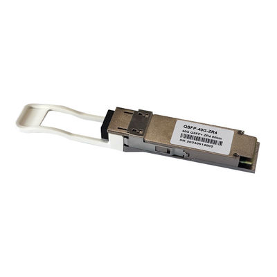 Type de fibre SMF 40G QSFP 1310nm 80km ZR4 LC Module optique Transcepteur compatible DDM pour la transmission de données à bande passante