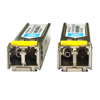 155M Duplex 100km 1550nm Connecteur LC DDM 100BASE SMF Module à fibre optique Transcepteur SFP branchable pour la transmission de données