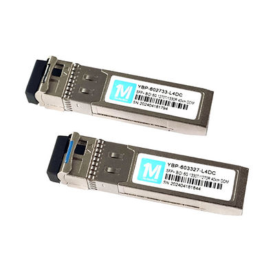 BiDi LC Interface 6G SFP BIDI 40km 1270nm/1330nm émetteur-récepteur optique WDM DDM pour émetteurs-récepteurs à longue distance en fibre optique
