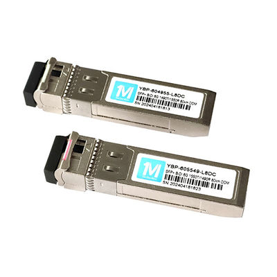 6G SFP BIDI 80km 1490nm/1550nm WDM Connecteur LC Émetteur-récepteur optique DDM avec réseau à fibre optique rapide