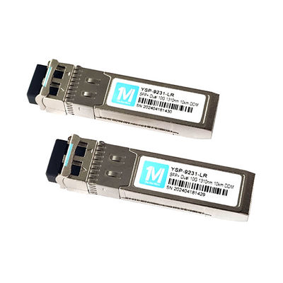 10G SFP Duplex 10km 1310nm LC DDM SMF Émetteurs-récepteurs à fibre optique 10GB Module optique en mode unique Module SFP SFP 10G LR DDMI