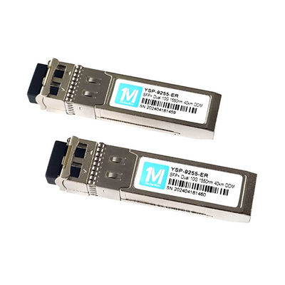 10G SFP Duplex 40km 1550nm LC DDM SMF Module optique en mode unique SFP Module SFP 10G ER Le choix idéal pour les réseaux à grande vitesse
