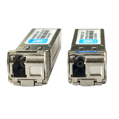 10G SFP BIDI 20km 1270nm/1330nm WDM Connecteur LC Transcepteur optique DDM pour la vitesse Fibre optique