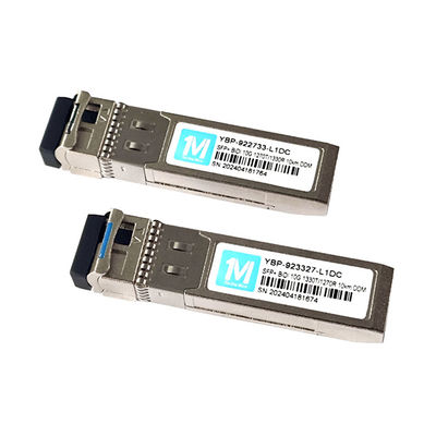 10G SFP BIDI LC Interface DDMI Émetteur-récepteur optique 10km 1270nm/1330nm WDM LC Connecteur 10G LR Module de fibre à mode unique