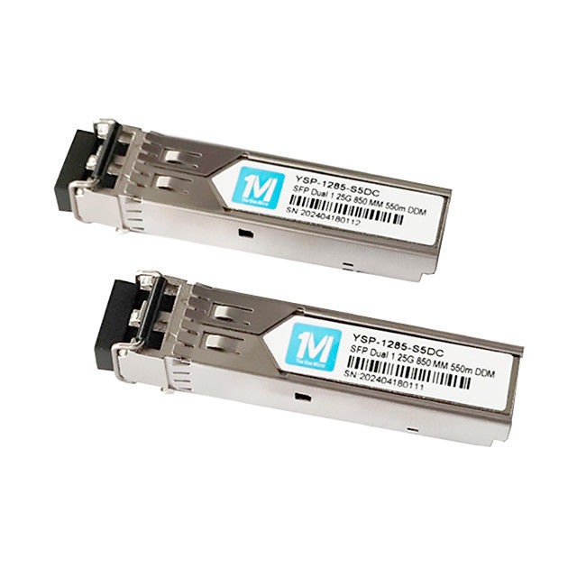 3 1.25G Duplex 550m 850nm Connecteur LC DDM 1000BASE MMF Module à fibre optique Transcepteur SFP branchable