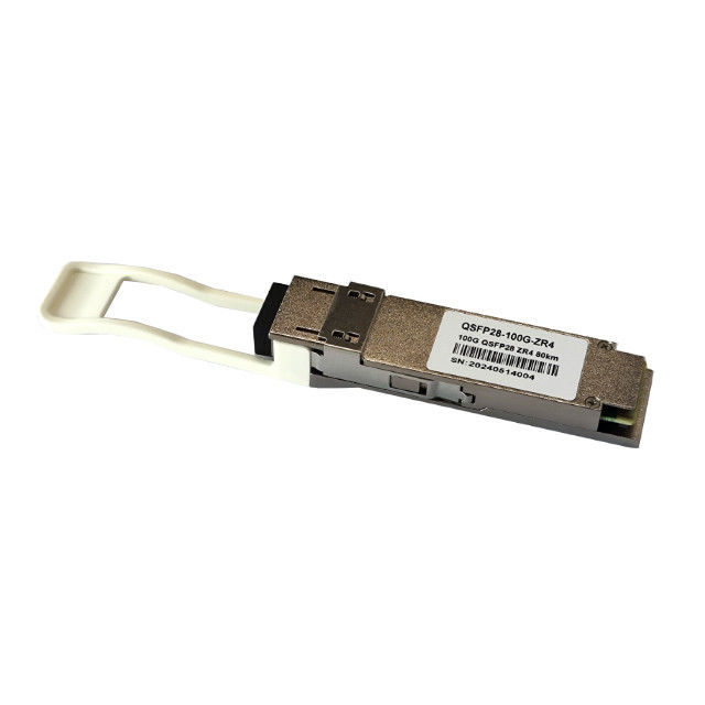 Transcepteurs à fibres optiques QSFP28-100G-ZR4 DDM Module optique LC compatible avec le module transcepteur qsfp28