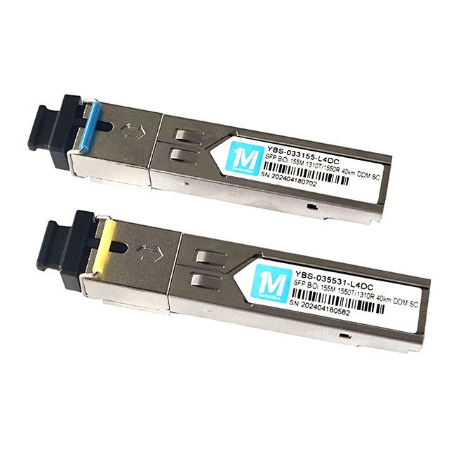 Réseau SDK 155M BIDI 40km 1310nm/1550nm SC Connecteur DDM WDM Module optique simplex Transcepteur SFP Module