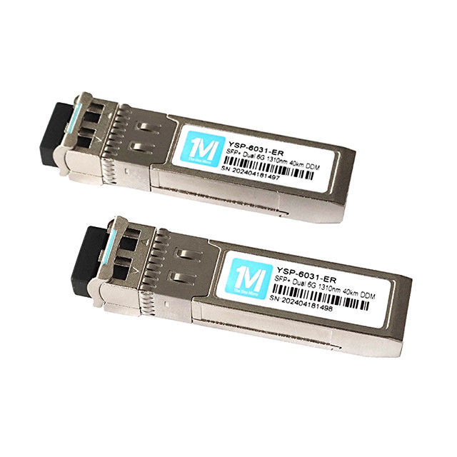 6G SFP Duplex 40km 1310nm LC DDM SMF Module optique 6GB Module SFP en mode unique pour les connexions réseau stables