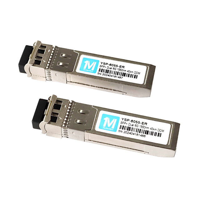 Module optique SFP 6G activé par DDMI pour la transmission de données à longue distance jusqu'à 40 km