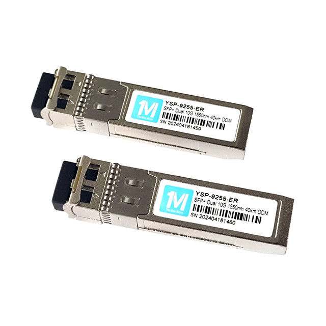 10G SFP Duplex 40km 1550nm LC DDM SMF Module optique en mode unique SFP Module SFP 10G ER Le choix idéal pour les réseaux à grande vitesse
