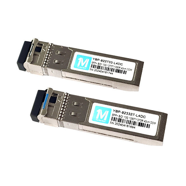 Transmission de données de haute capacité Type de fibre SMF 10G SFP BIDI 40km 1270nm/1330nm WDM Connecteur LC DDM Transcepteur optique